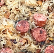 KIELBASA WITH ONION KRAUT