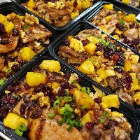 TERIYAKI PINEAPPLE CHICKEN (Contains nuts)